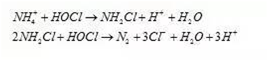 去氨氮化学反应