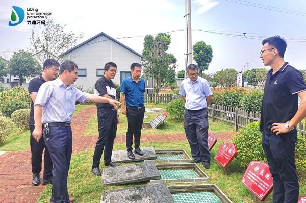 参观污水处理站区