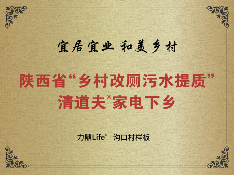 乡村改厕污水提质清道夫家电下乡捐赠仪式