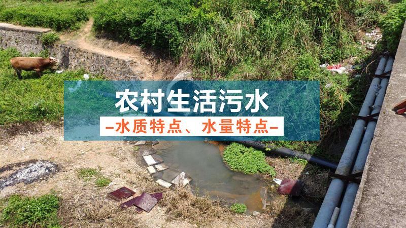 农村生活污水水质水量特点